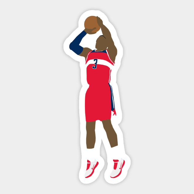 Bradley Beal Jumpshot Sticker by xRatTrapTeesx